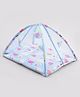 KiddyBuddy Baby Bedding Mattress Set Play Gym with Mosquito Net and Hanging Rattles (Colour & Print May Vary)