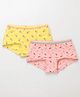 Jockey Cotton Panties Pack of 2 - Pink Yellow(5 to 6 Years)