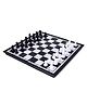 Ratnas Classic Strategy Game Magnetic Chess Set - Black & White