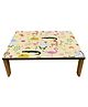 Kidoz Animals Print Bed Table - Light Green