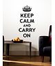 RoomMates Keep Calm And Carry On Quote - 12 Decals