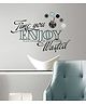 RoomMates Time You Enjoy Quote Clock