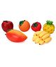 Speedage Fruit Family PVC Squeezy  Fruits - 6 Pieces