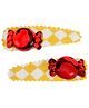 Kids Studioz Baby Clip With Diamond Design - Red Diamond