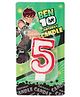 Ben 10 Numerical Birthday Candle - Number 5 