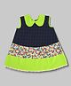 Lime & Navy Friendly Faces Dress