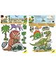 Fun To See Dinosaurs Wall Stickers - 12 Pieces