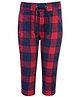 Ruff Pant With Drawstring - Check Prints