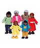 Hape Wooden Happy Family African Dolls