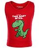 Tantra Sleeveless Vest Royal Blue - Baby Dino Print
