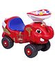 Toyzone Manual Ride On Happy Jumbo - Red And Blue