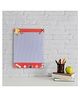 Kidoz Bulletin Board Notice Soft Board For Kids Sports Vertical - Red