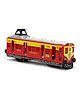 Speedage Pull Back Plastic Local Train Model - Red