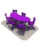 Playwell Play Ground Eggplant Desk No Chairs