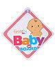 Firstcry Baby On Board Sign With Suction Cup - Pink