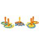 Safsof Jigsaw Ring Toss Game Butterfly - Yellow And Blue