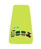 Kadam Baby Bedspread Train Print - Green
