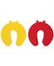 Cutez Safety Door Drawer Guards Small Yellow And Red - 2 Pieces