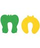 Cutez Door Guards Small Green And Yellow - 2 Pieces