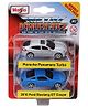 Maisto Die Cast Porsche Panamera And Ford Cars Pack of 2 - Blue And Orange