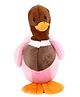 Natkhat Duck Soft Toy Pink & Brown - 28 cm