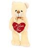 Natkhat Teddy Bear With A Heart Cream - 26 cm