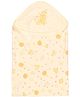 Simply Hooded Wrapper Multi Print - Yellow