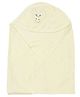 Simply Hooded Wrapper Little Bee Patch - Light Yellow