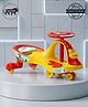 Babyhug Froggy Gyro Swing Car With Easy Steering Wheel - Yellow