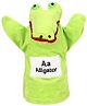 Natkhat Alligator Puppet - Green