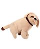 Natkhat Bull Dog Soft Toy Off White - 17 cm