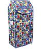 Luvely Folding Almirah Flower And Bunny Print - Blue