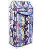 Luvely Kids Wardrobe Flower And Teddy Bear Print - Blue
