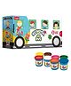 Fun Dough Rainbow Colors Play Dough Pack of 8 - Multi Color 