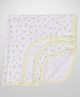 Zero Teddy Bear Print Baby Wrapper - White Green