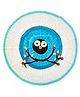 MayRa Knits Owl Blanket - Blue