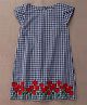 The Dragon & the Rabbit Tulip Dress - Navy With Red Flower