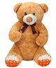 Dimpy Stuff Master Teddy Bear Soft Toy Brown Orange - Height 77 cm