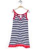 Zutano Singlet Dress - Navy Blue & White