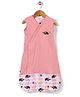 Magnificent Baby Elephant Print Sleeping Bag - Pink