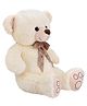 Dimpy Stuff Teddy Bear With Bow Lace Cream - 55 cm