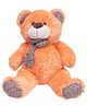 Dimpy Stuff Teddy Bear With Bow Orange - 47 cm 