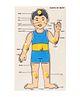 Little Genius Wooden Parts Of Body - Boy