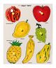 Little Genius Wooden Fruit Tray - Multicolor