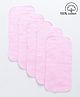Babyhug  Muslin Cotton Cloth Nappy Insert  Pack Of 5 - Pink
