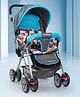 LuvLap 4-in-1 Infant Car Seat & Carry Cot for 06 Months, Multi-Function Rocker and Feeding Chair, Adjustable Safety Harness, Removable Canopy, Portable and Comfortable  Blue