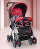 LuvLap 4-in-1 Infant Car Seat & Carry Cot for 06 Months, Multi-Function Rocker and Feeding Chair, Adjustable Safety Harness, Removable Canopy, Portable and Comfortable  Red