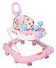Toyzone Musical Baby Walker Check Print Seat