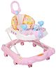 Toyzone Musical Baby Walker With Play Tray - Pink & White