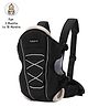 Babyhug Cuddle Up 3 Way Baby Carrier With Padded Lumbar Strap - Black